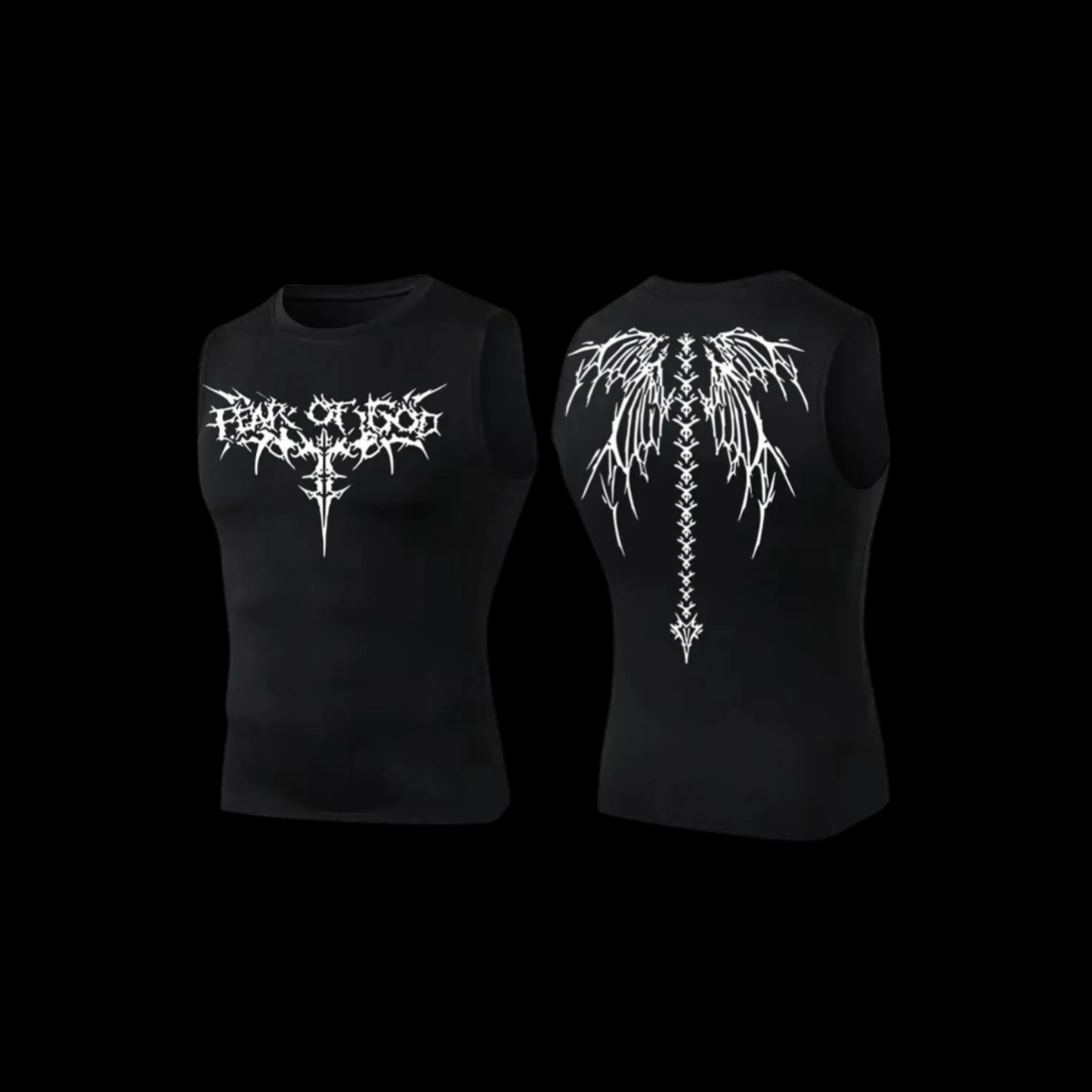 Ruins "Fear Of God" Sleeveless Compression Tee