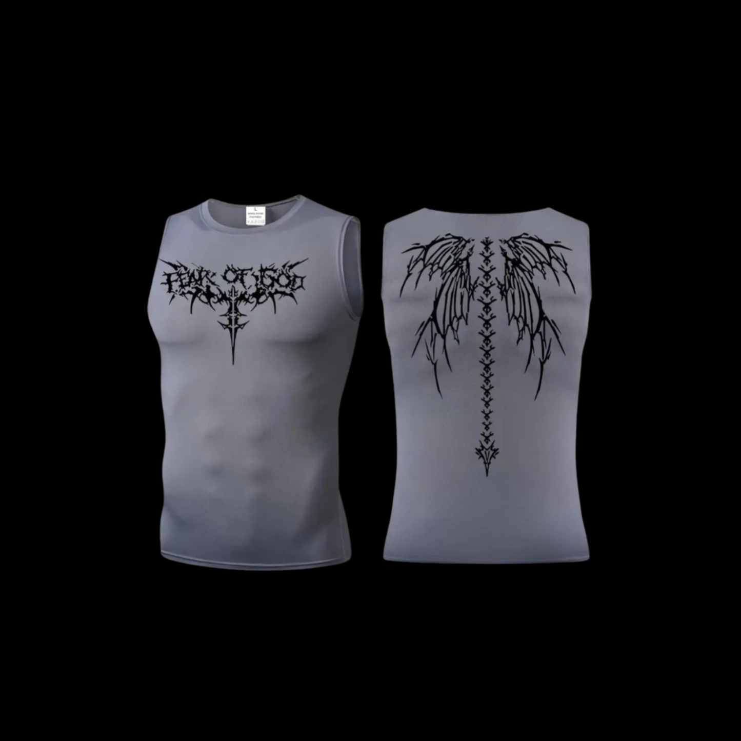 Ruins "Fear Of God" Sleeveless Compression Tee