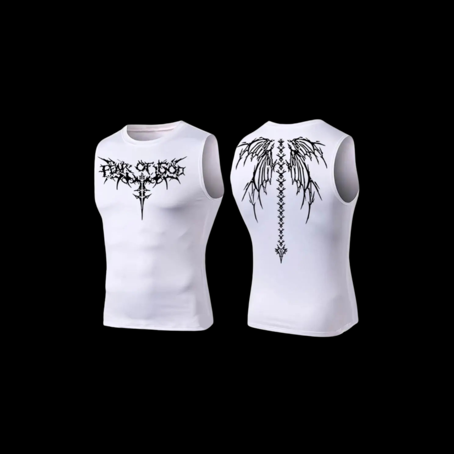 Ruins "Fear Of God" Sleeveless Compression Tee
