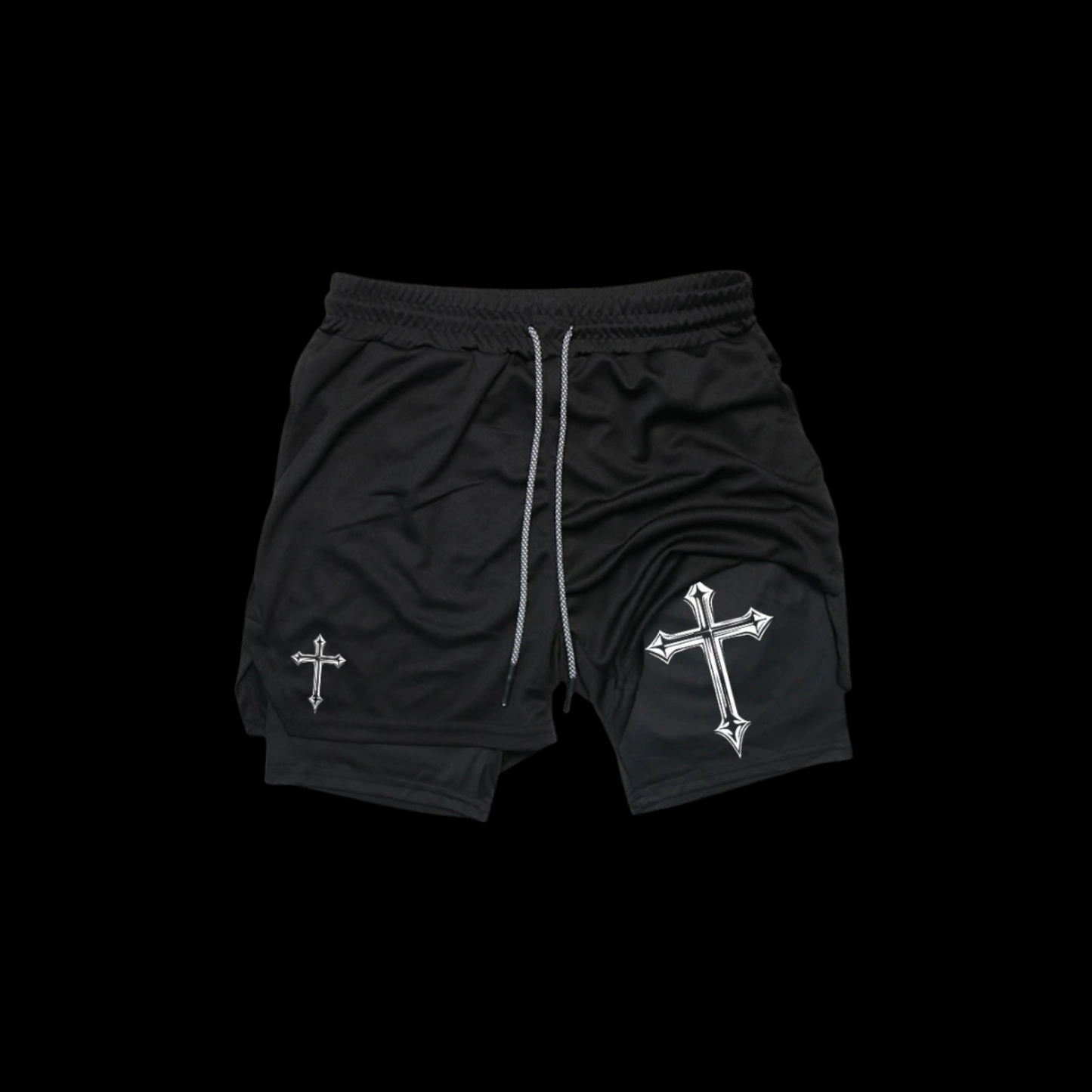 Ruins "Cross" 2-in-1 Performance Shorts