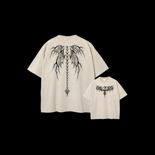 Ruins "Fallen Angel" Oversized Graphic Tee