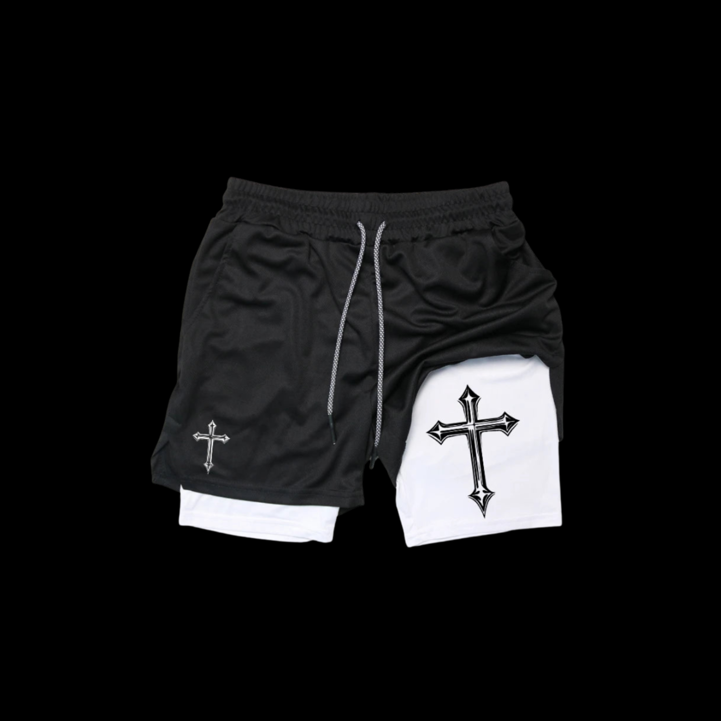 Ruins "Cross" 2-in-1 Performance Shorts
