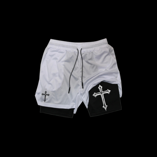 Ruins "Cross" 2-in-1 Performance Shorts